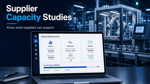 How to Automate Supplier Capacity Studies