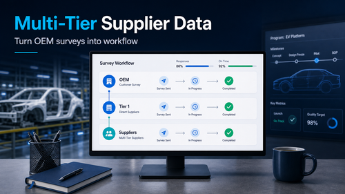 How to Collect Multi-Tier Supplier Data When an OEM Customer Sends a Survey