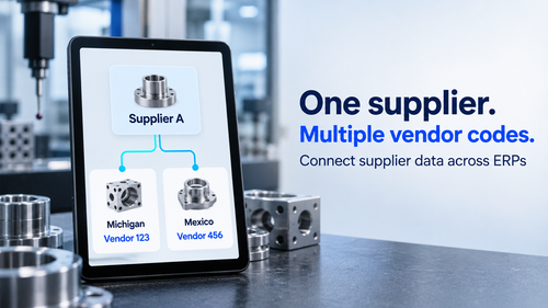 One Supplier, Multiple Vendor Codes: Connecting Supplier Data Across ERPs