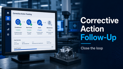 How to Track Supplier Corrective Action Follow-Up After a Quality Issue