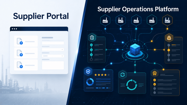 Supplier portal vs. Supplier Operations Platform: What manufacturers actually need